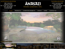 Tablet Screenshot of anasazistone.com